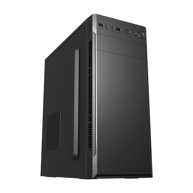 Image of FSP CMT160 Case Midi Tower mITX. mATX. ATX Black