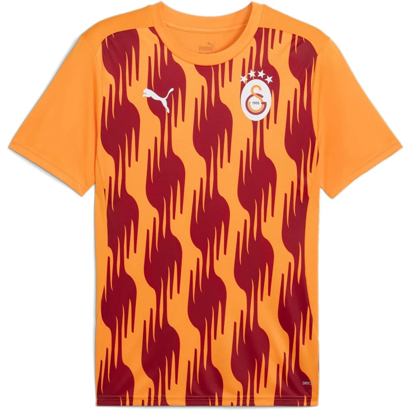 Image of Puma Galatasaray Prematch Shirt 2024 2025 Adults - Red Red S