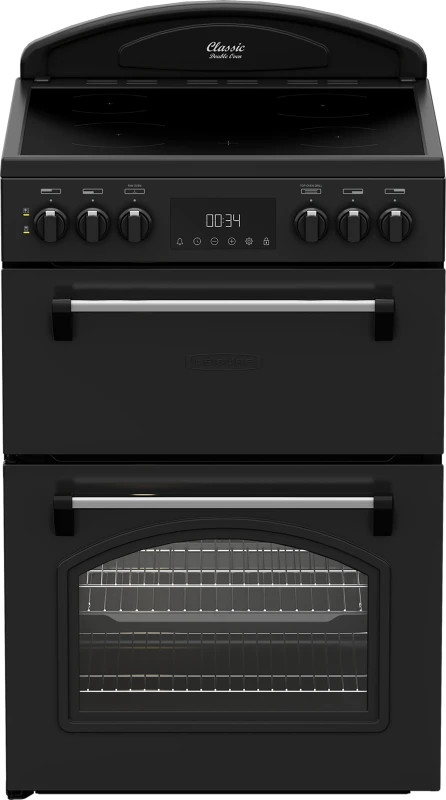 Image of Leisure Classic CLB60ECK 60cm Wide Single Oven Electric Cooker with Ceramic Hob - Black - A/A Rated