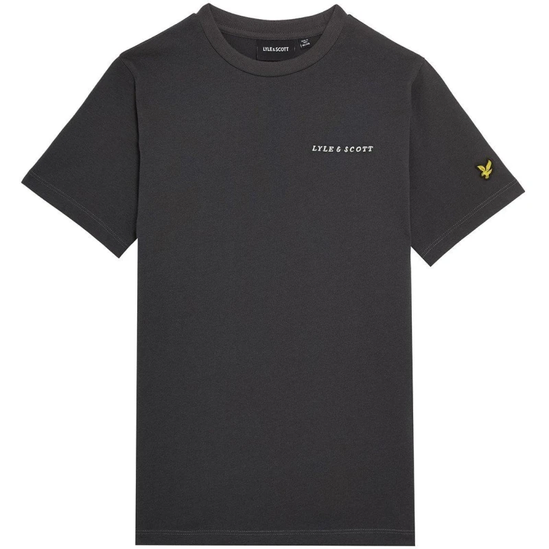 Image of Lyle and Scott Lyle Script T-Shirt - Grey Grey One Size