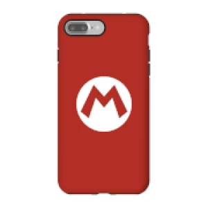 Image of Nintendo Super Mario Mario Logo Phone Case - iPhone 7 Plus - Tough Case - Matte