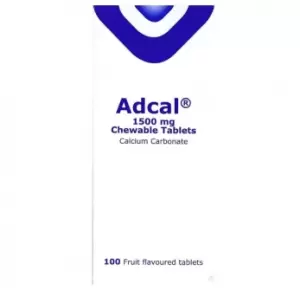 Image of Adcal Tutti Frutti Chewable 100 Tablets 1500MG