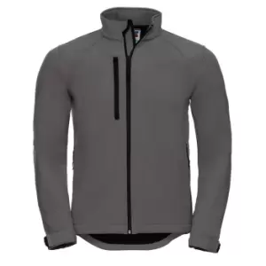 Image of Russell Mens Water Resistant & Windproof Softshell Jacket (XL) (Titanium)