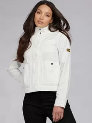 Image of Barbour International Reine Casual Jkt -optic White, Size 14, Women