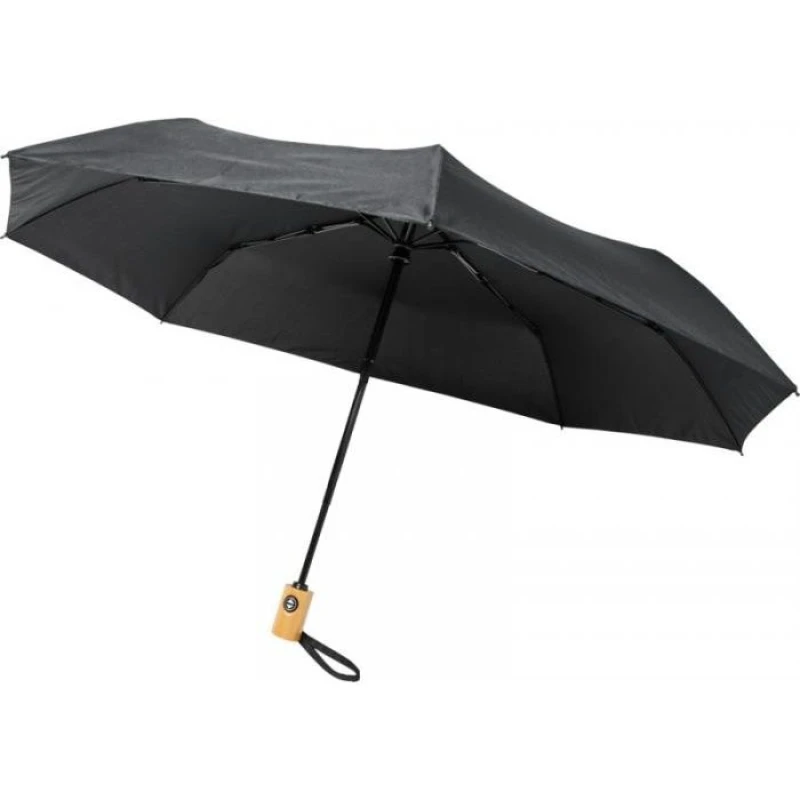 Image of Avenue Avenue Men Bo Foldable Auto Open Umbrella in Black One Size Male 5059444183621