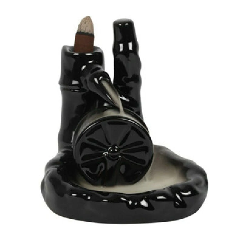 Image of Something Different Something Different Teapot Backflow Incense Burner in Black One Size Unisex 5059699853126
