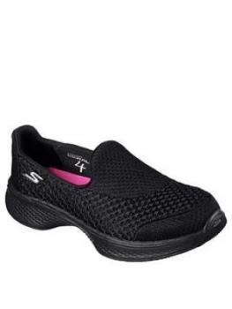 Image of Skechers Go Walk Slip On Shoes - Black