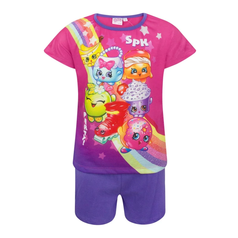 Image of Shopkins Short Sleeve Short Leg Pyjama Set Pink female