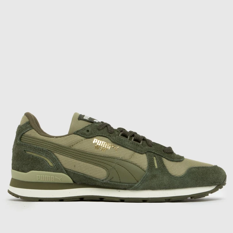 Image of PUMA RX 737 Trainers in Khaki Khaki UK 9 (EU 43)