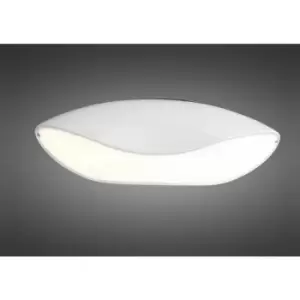 Image of Ceiling lamp Pasion 4 E27 bulbs, glossy white/white aryl/polished chrome