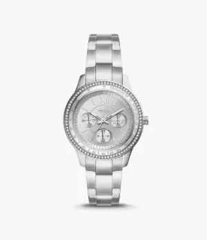 Image of Fossil Women Stella Sport Multifunction Stainless Steel Watch