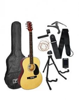 Image of 3Rd Avenue 3Rd Avenue Acoustic Guitar Premium Pack - Natural