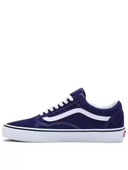Image of Vans Old Skool Trainers - Blue Size 12, Men