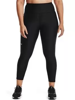 Image of Under Armour HeatGear® Armour High Rise Leggings (Curve) - Black/White, Size 1X, Women