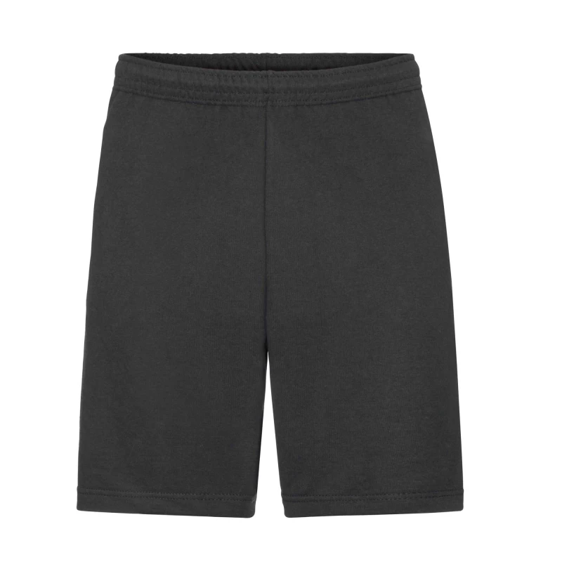 Image of Fruit Of The Loom Fruit of the Loom Men Lightweight Shorts in Black Size: Small Black S Male 5063470699698
