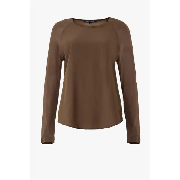 Image of French Connection Polly Top - Brown 8