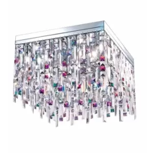Image of Kolarz Prisma Crystal Ceiling Light 16 Light Chrome