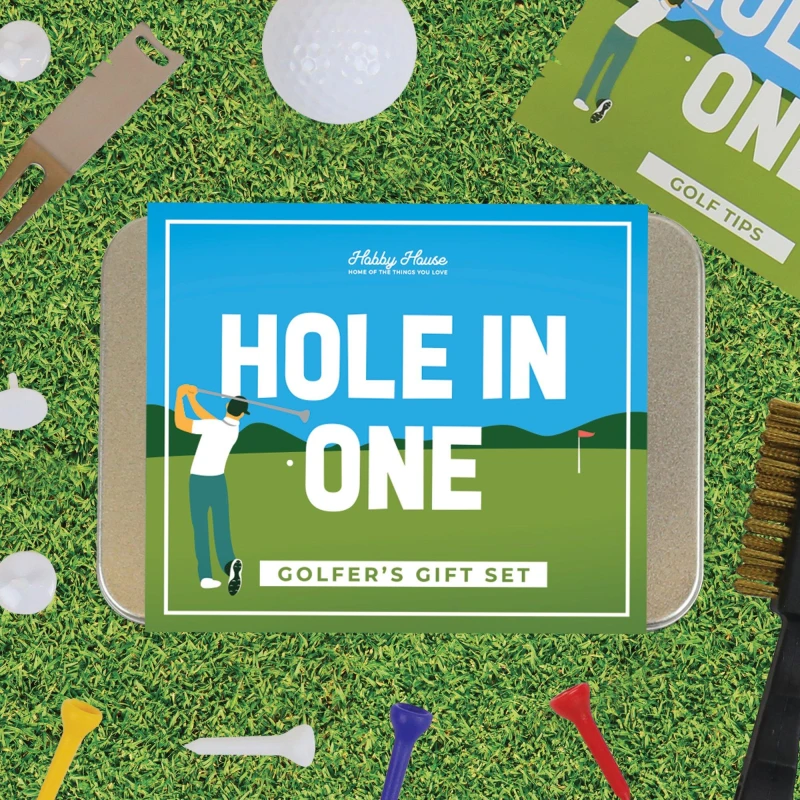 Image of Gift Republic Hole in One Golf Tin Green unisex One Size