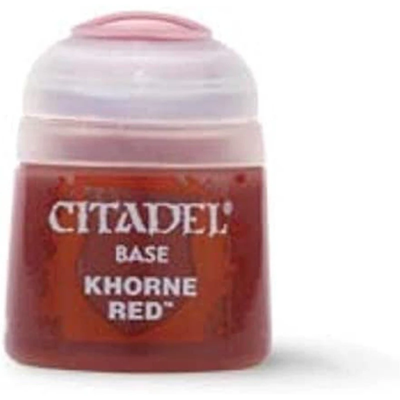 Image of Citadel Games Workshop Colour Base: Khorne Red (12ml) Paint Multi