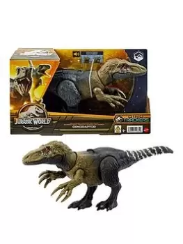 Image of Jurassic World Wild Roar Orkoraptor Dinosaur Figure