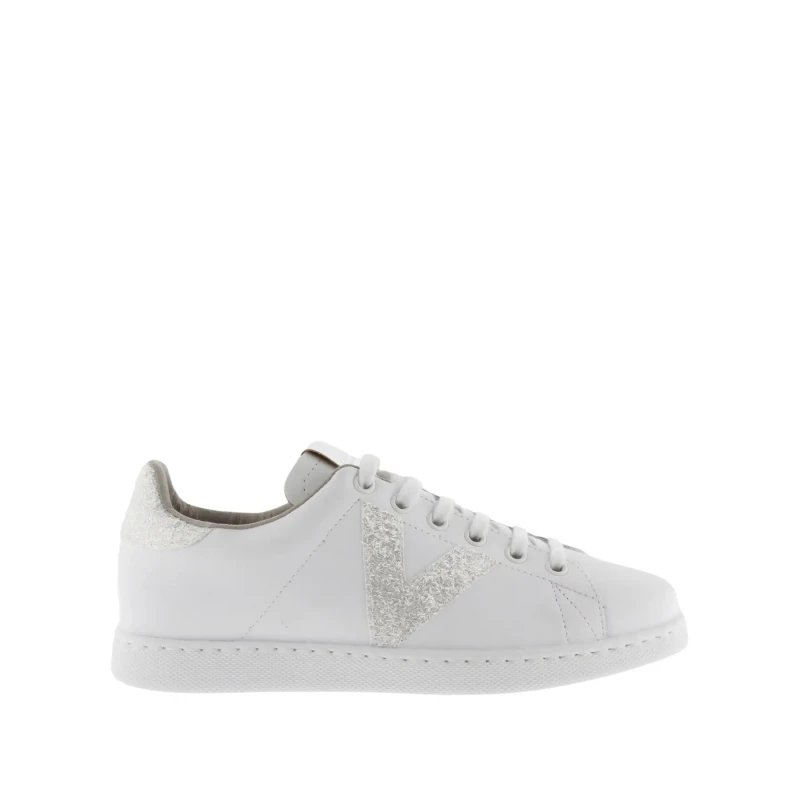 Image of Victoria Leather Trainers Victoria tennis glitter Blanc Female 38