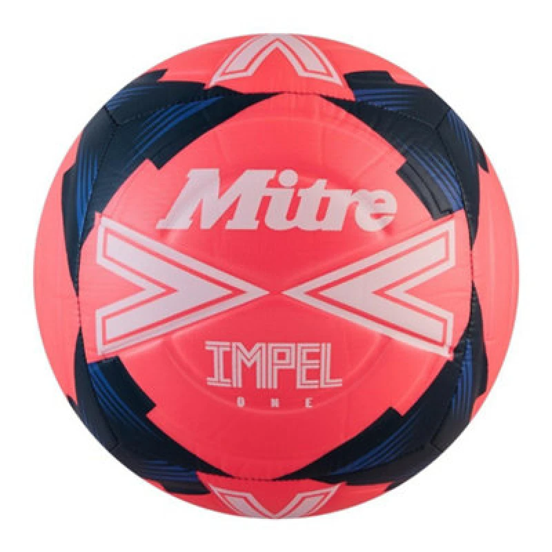Image of Mitre Impel One 2024 Football Pink/white/blue (5)