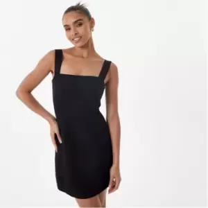 Image of Jack Wills Bodycon Linen Dress - Black