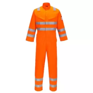 Image of Araflame Hi Vis Flame Resistant Overall Orange Medium 32"