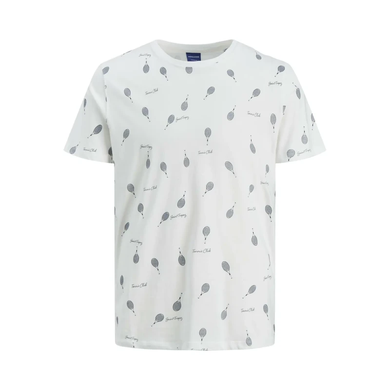 Image of jack & jones Child's T-Shirt Jack & Jones Jorpositano Aop Blanc Unisex 14 ans