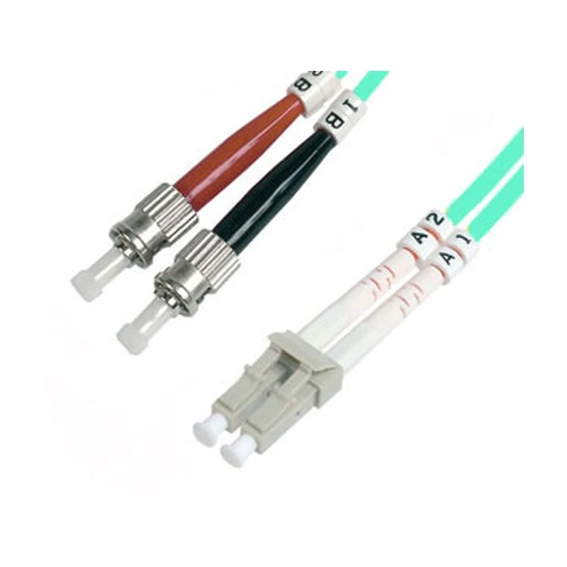 Image of FDL 3M OM3 50/125 LC-ST DLX 2.8mm FIBRE OPTIC CABLE - AQUA
