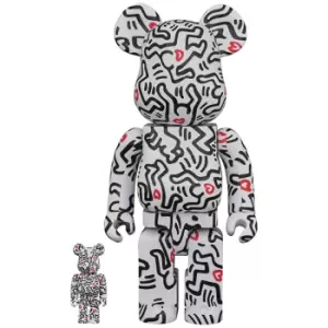 Image of Medicom Keith Haring 8 100% X 400% Be@rbrick 2-pack