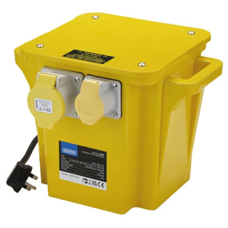 Image of Draper Portable Site Transformer 240v to 110v 5kVA DPT5000A Output Voltage: 110v