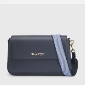 Image of Tommy Hilfiger Womens Iconic Shoulder Bag - Navy