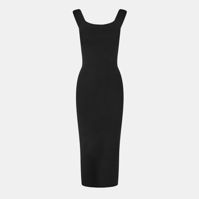 Image of Jack Wills Bardot Midaxi Ladies Black female 6 (2XS)