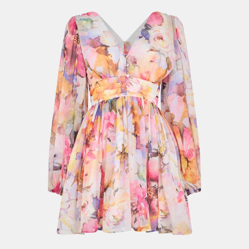 Image of Nobodys Child Womens Anya Mini Dress Multi female 14 (L)