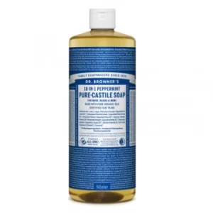 Image of Dr. Bronner's Peppermint Pure-Castile Liquid Soap 945ml