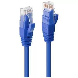 Image of LINDY 45470 RJ45 Network cable, patch cable 0.30 m Blue