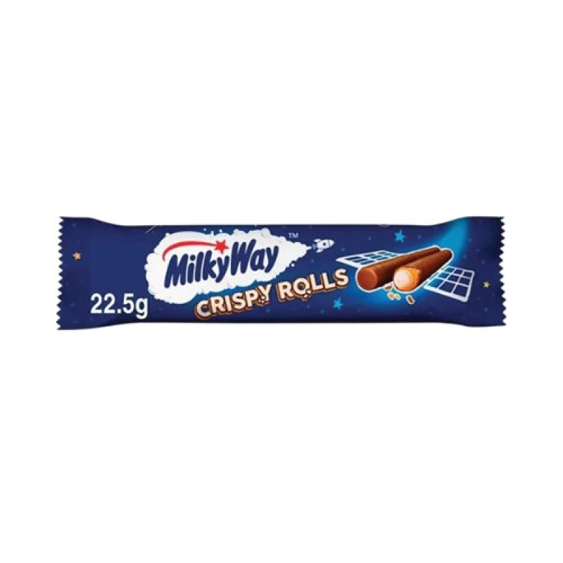 Image of Milky Way Mars Milky Way Milk Chocolate Crispy Rolls 22.5g (Pack of 24) 100540 100540