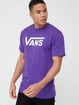 Image of Vans Classic Logo T-Shirt - Purple