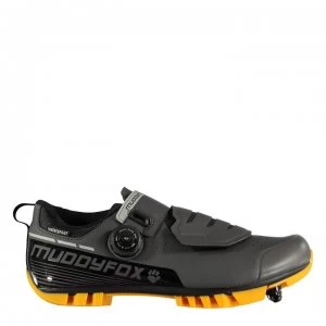 Image of Muddyfox MTB300 Mens Cycling Shoes - Grey/Orange