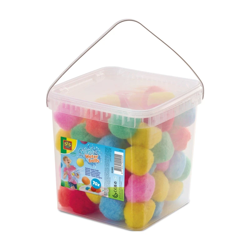 Image of SES Creative Splash water balls (70pcs bucket) Make Your Own Toys One Size Multi 41553599000