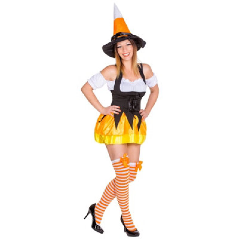 Image of Tectake Womens Halloween Lady Costume 300134 - Orange M