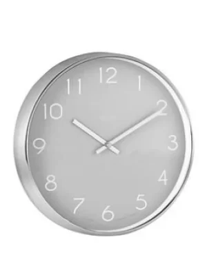 Image of Acctim Clocks Elma Smoke Grey Wall Clock