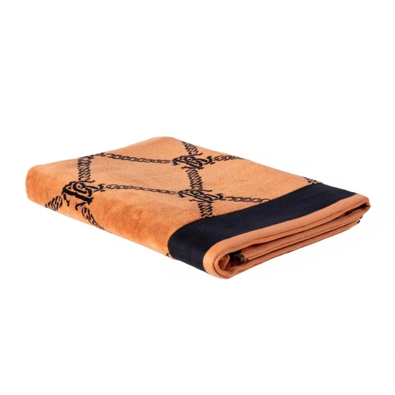 Image of ROBERTO CAVALLI HOME Spider Towels - Brown Brown Hand Towel