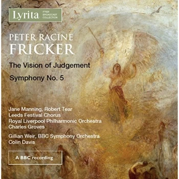 Image of Jane Manning (soprano) - Peter Racine Fricker: The Vision of Judgement/Symphony No. 5 CD