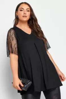 Image of Lace Angel Sleeve Top