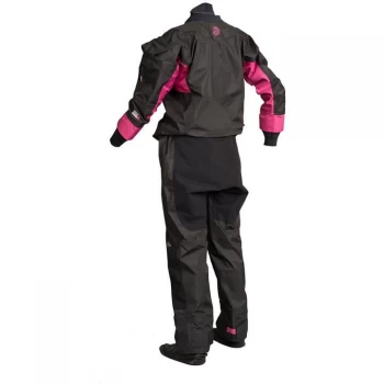 Image of Gul Dartmouth Ladies E Zip Drysuit - BLK/Pink