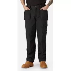 Image of Dickies Mens Eisenhower Work Trousers (32S) (Black) - Black