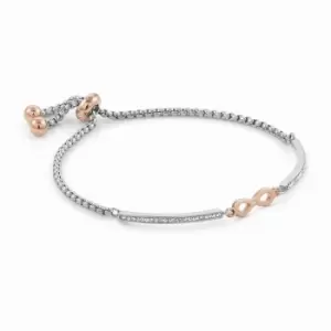Image of Nomination Milleluci Rose Gold Plated Stainless Steel Infinity Bracelet