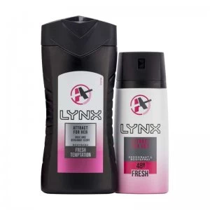 Image of LYNX Attract For Her Duo Bath Gift Set